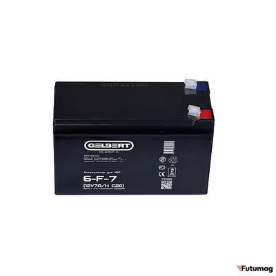 Аккумулятор для ИБП Gelbert 6-F-7 (12V7Ah C20)