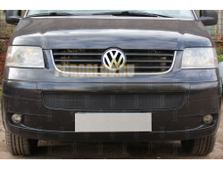 Защита радиатора Volkswagen T5 (Multivan,Caravelle) 2003-2009 black