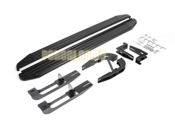 Пороги на Hyundai Santa Fe (2006-2012) Black-Premium