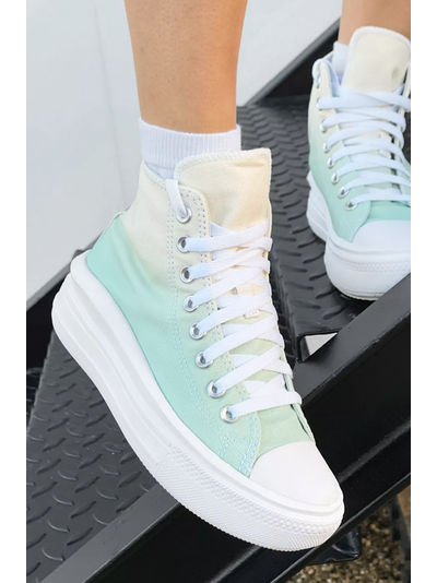 Converse All Star Move Platform Ombre разноцветные высокие