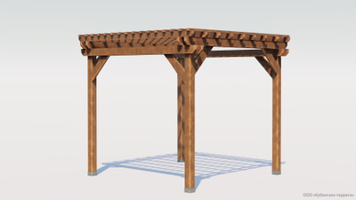 Пергола деревянная К-3
