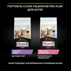 Pro Plan (Про План) Kitten Delicate Digestion сухой корм для котят с чувствительным пищеварением с индейкой, 1,5 кг