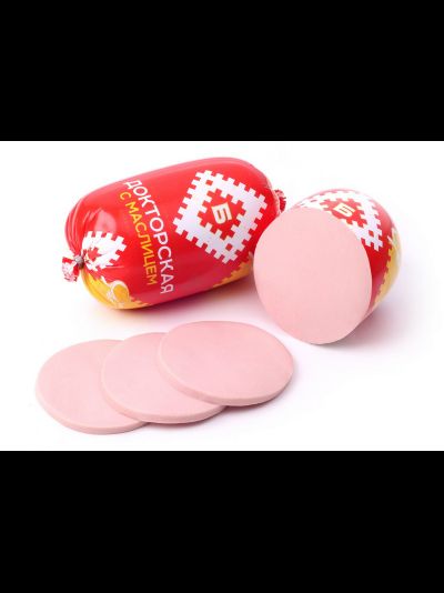 Колбаса докторская с маслицем в/с 400 гр. Брест. Цена указана за шт