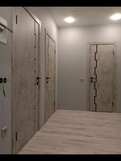 PRESTIGE. МОДЕЛЬ ТЕХНО 1, ВЕРТИКАЛЬНАЯ ГЕОМЕТРИЧЕСКАЯ ВСТАВКА из СТЕКЛА ТРИПЛЕКС или ЗЕРКАЛА.