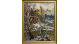 ТРЯСЦИН В.В. ЛЕДОХОД. Х.М. 99Х75 1999Г. (50) - продано