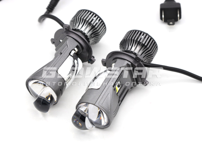 Мини-линзы H4 MINI M01K, 55W, 12V (комплект, 2шт)