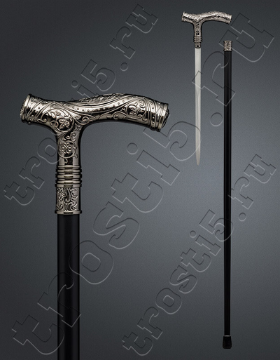 Коллекционная трость с клинком и орлом на рукояти