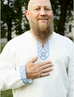 Русская рубаха из льна - Звезда Руси