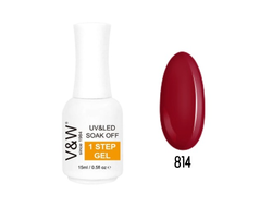 Гель-лак однофазный ONE STEP 15 мл.-- Gel Lac ONE STEP, 15 ml--- 814