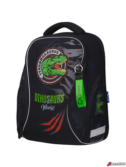 Ранец Berlingo Nova "Dino world" 37*28*18см, 2 отделения, 2 кармана, анатомическая спинка. RU06208