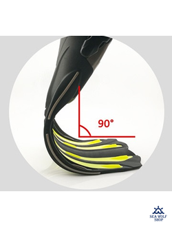 Ласты Keep Diving с открытой пяткой под ботинок L-XL