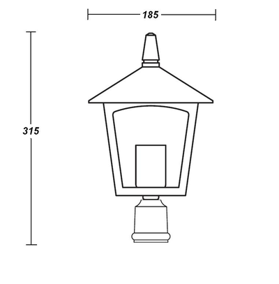 Светильники садово-парковые Praga
