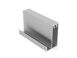 Рамка широкая, плоская, SLIM MAX,L=...мм Серебро матовое AV0735.VP540.SLMAN.CJ  ARISTO