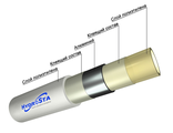 Труба металлопластиковая Hydrosta 12/16 мм (Евростандарт)