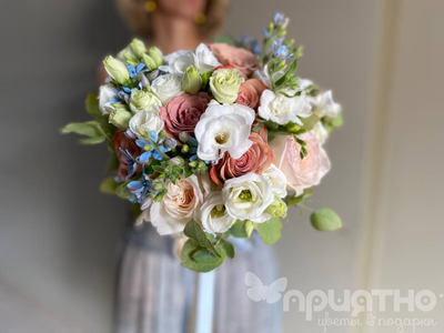 Букет невесты & Бутоньерка № 1310