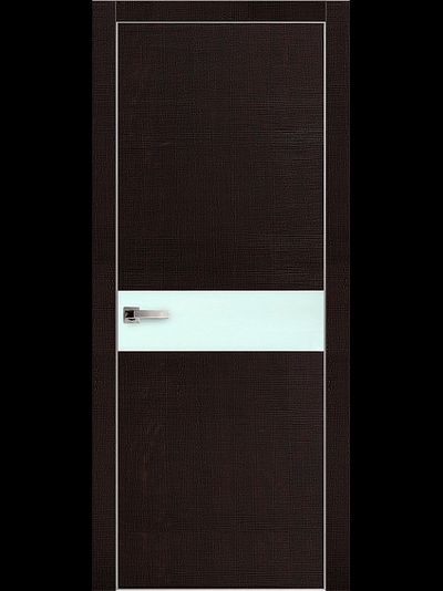 Межкомнатная дверь Платинум 6 венге стекло lacobel