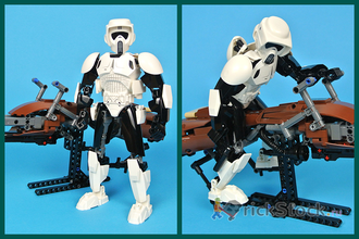 # 75532 Сборный Комплект «Штурмовик–Разведчик на Спидере» / “Scout Trooper & Speeder Bike” Buildable Action Set (2017)