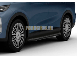 Пороги "Black" для Jaecoo J8 2024-