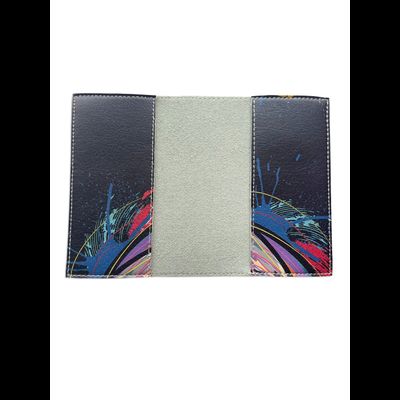 Обложка для паспорта "Мяч рисованный черный (без сердца)"