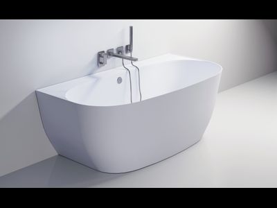 Astra-Form ванна Атрия Solid Surface пристеночная 170/85 см белая матовая