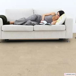 Пробковые полы Granorte Element Rustic Creme 2011111 в интерьере