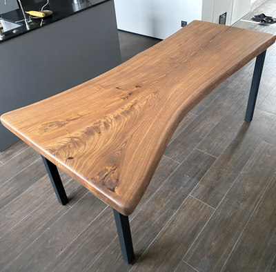 спил, стол на кухню, карагач, мебель на заказ, стол из слэба, мебель для ресторана, столешница, слэб