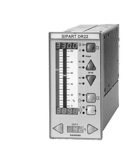 6DR2210-4 SIPART DR22 АППАРАТНЫЙ ПИД-РЕГУЛЯТОР, ПИТАНИЕ AC/DC 24V, 3 АНАЛОГОВЫХ ВХОДА 0/4 .. 20 MA ИЛИ 0/2-10 V, 3 АНАЛОГОВЫХ ВЫХОДА 0/4 .. 20 MA