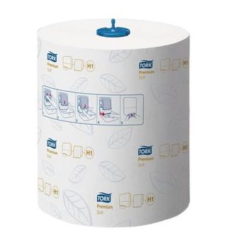 Полотенца бумажные в рулонах Tork Premium Soft Н1 2-слойные 6 рулонов по 100 метров (артикул производителя 290016)