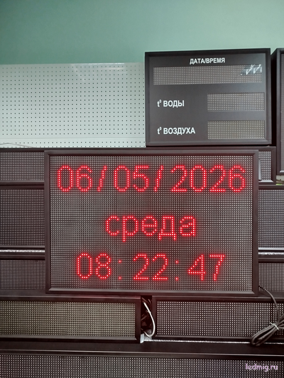 Уличные часы-t-дата-день недели-690х1010мм