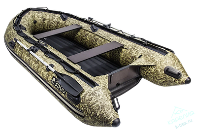 Лодка ПВХ Мастер Лодок Apache 3500НДНД Камуфляж Камыш