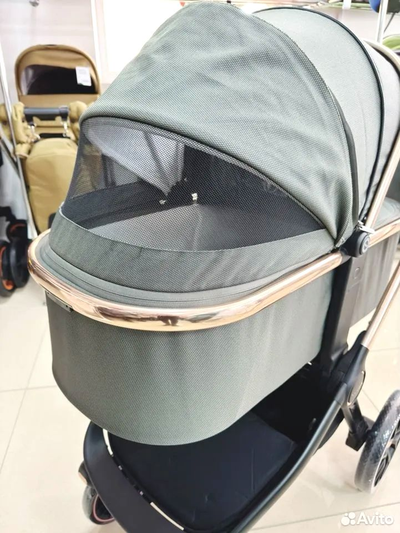 Детская коляска 3 в 1 Luxmom 788 Темно-зеленый