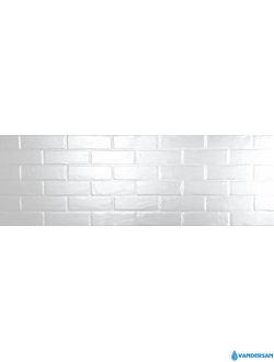 Плитка Brick White Gloss WT15BLR16 25х75