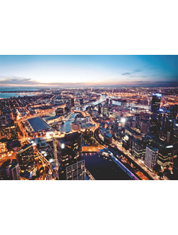 Фотообои Симфония "Огни ночного города"