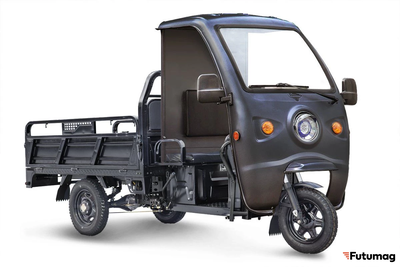 Грузовой электротрицикл Rutrike D4 КАБИНА 1800 60V1500W черный