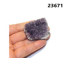 Аметист натуральный (друза) Бразилия арт.23671: 25,4г - 41*38*15мм