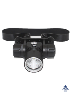 Фонарь для дайвинга налобный 650Lm белый