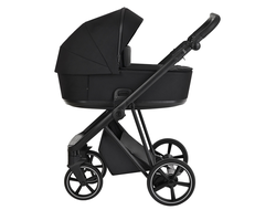 Коляска 2в1 Roan Sol True Black/Black (руч.Черный)