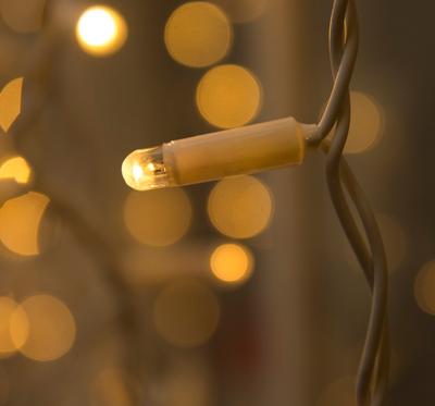 Гирлянда занавес уличная 2 х 1.5 м, 360LED, IP65, 220V, нить белая, свечение белое, тепло-белое.