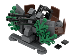 Flack 38 - немецкое зенитное орудие Лего