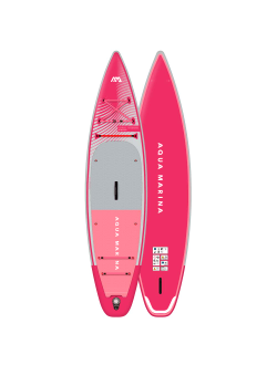 SUP-доска надувная с веслом для туризма Aqua Marina Coral Touring (Raspberry) 11'6"
