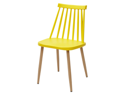 Стул EASEL желтый PP/металл ламинированный  М-City