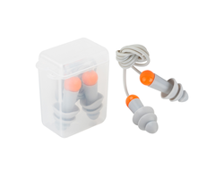 Противошумные беруши со шнуром в пластиковом боксе (33 дБ) JETA SAFETY JEM31 Sonido Max