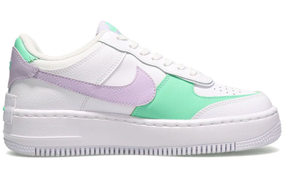 Кроссовки Nike Womens Air Force 1 Shadow White  вид сбоку