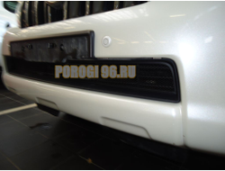 Защита радиатора для Toyota LC Prado 150 2009-2014 (6 частей) black верх