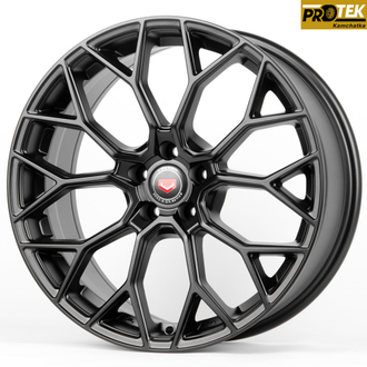 Комплект дисков R18 8,0J ET+35 5*100 Veemann BY05-CT354 Черный матовый (80511)