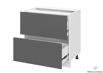 Кельн модульная Шкаф нижний с ящиками ШНГ2Я 800