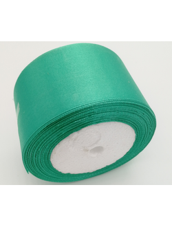 Лента атласная 50 мм, цвет мятный арт. 54