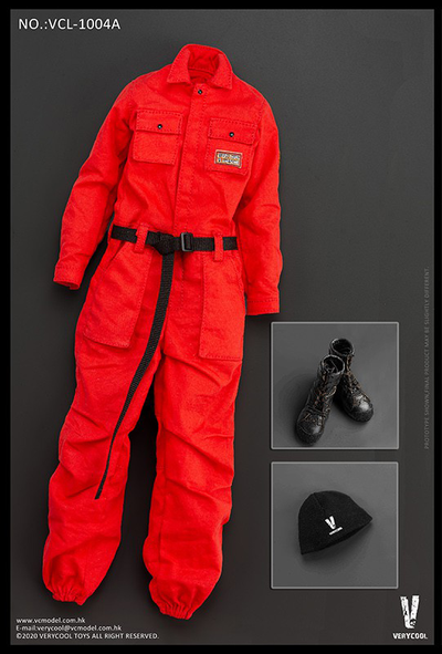 Женский комплект с комбинезоном (оранжевый) 1/6 Work-Wear Set (Tangerine) (VCL-1004A) - VERYCOOL
