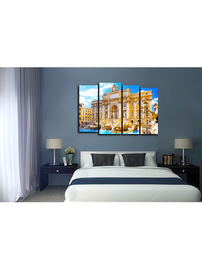 Модульная картина "Фонтан треви"