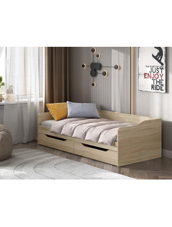 КР 1 Кровать Дуб Сонома (без основания)